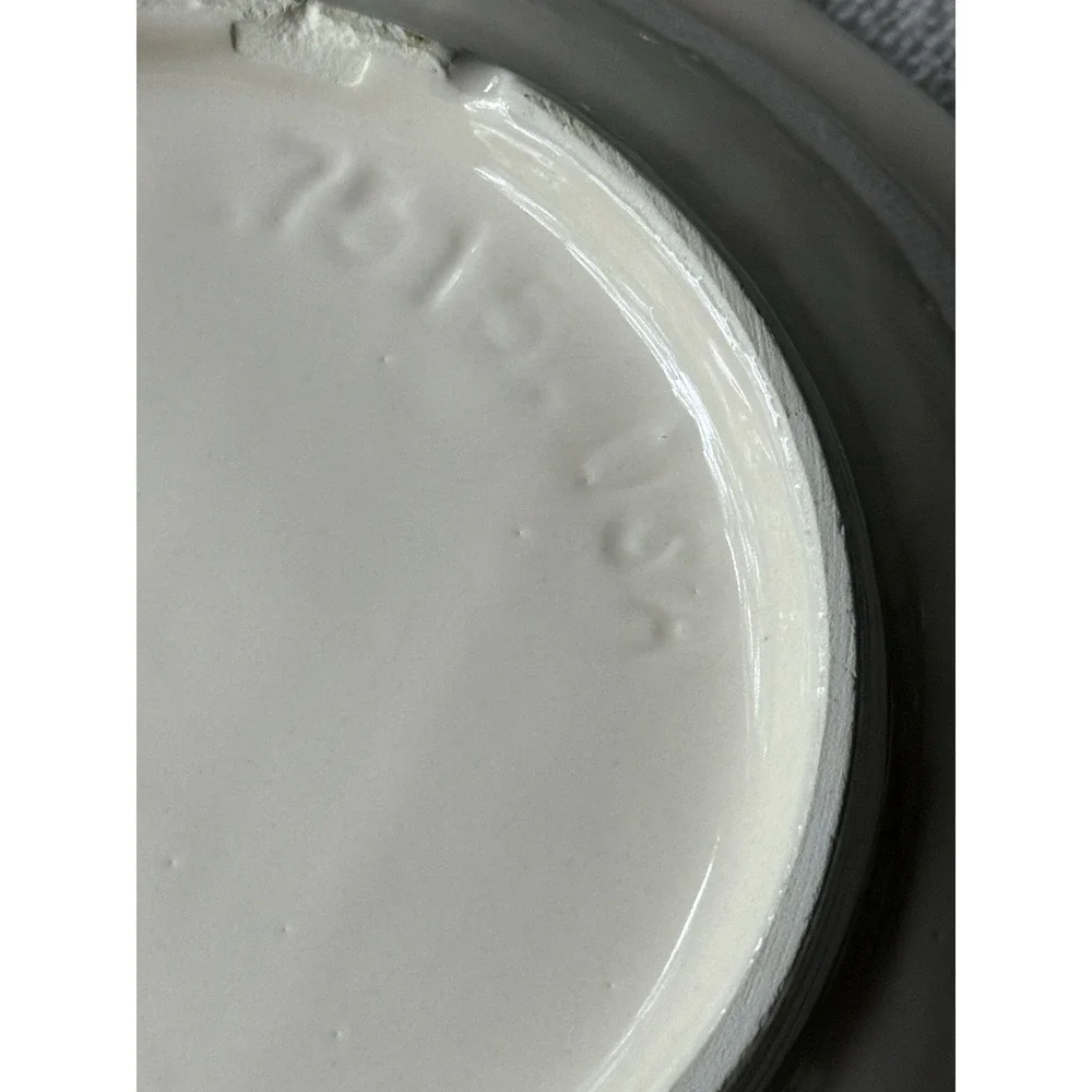 VTG McCoy Pottery Cream Stoneware Mixing Bowl 10in USA
